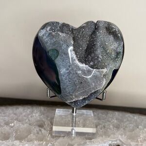 Amethyst Heart Shaped Geode